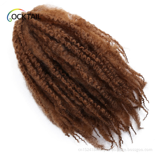 silver marley crochet braid hair extension, synthetic ombre marley hair braid afro twist weft